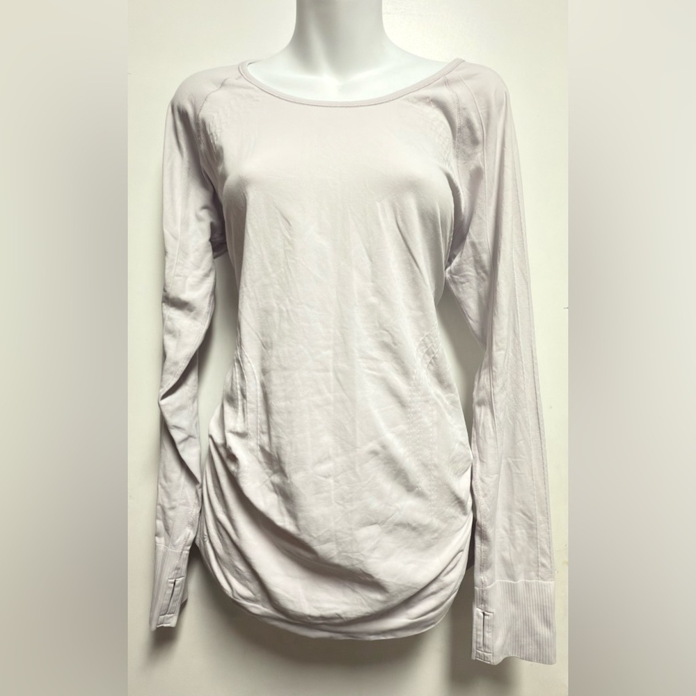 Athleta Women's Light Lavender  Long Sleeve Blouse